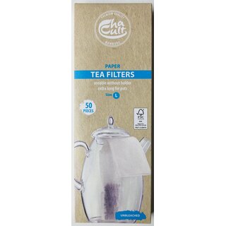 Teefilter Lang  für Thermoskannen 50Stk.